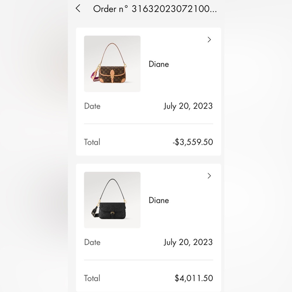❌SOLD ⭐️AUTHENTIC LOUIS VUITTON DIANE CONVERTIBLE CROSSBODY ⭐️ - Picture 11 of 16